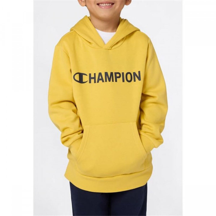 Jungen Sweater mit Kapuze Champion Graphic Shop Gelb