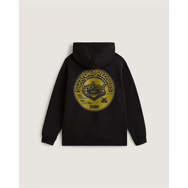 Kinderhoodie Vans Scratched Records Zwart