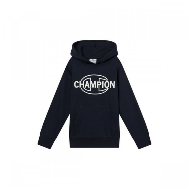 Felpa con Cappuccio Bambino Champion Champion Graphic Shop Blu Marino