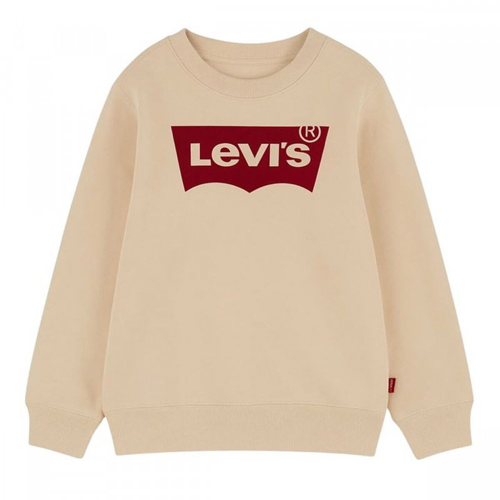 Children’s Sweatshirt without Hood Levi's Batwing Crewneck White