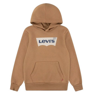 Jungen Sweater mit Kapuze Levi's Batwing Screenprint Hoodie Braun