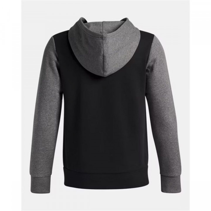 Sweatshirt met Capuchon voor Meisjes Under Armour Rival Flc Cblck Grphc Hd Zwart