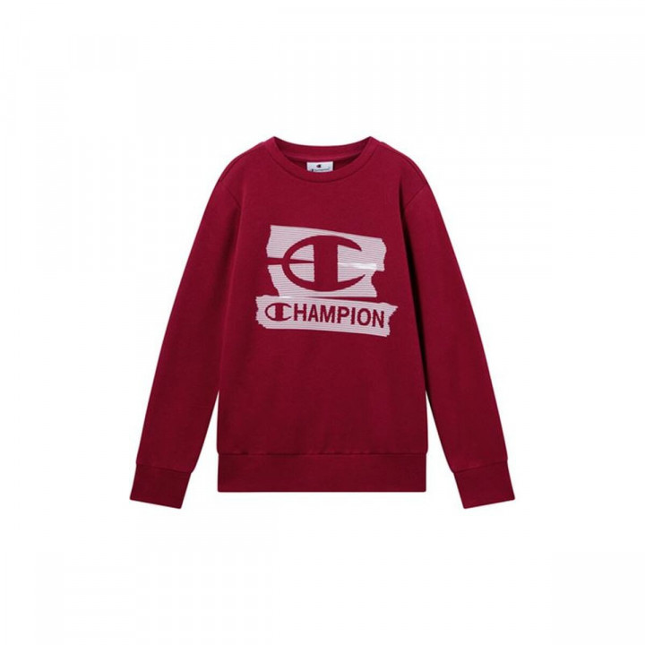Sudadera sin Capucha Niño Champion Graphic Shop Granate Rojo Oscuro