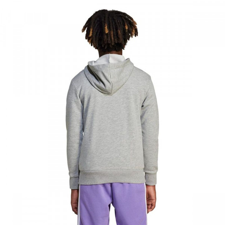 Sudadera con Capucha Niña Adidas Big Logo French Terry Hd Gris claro