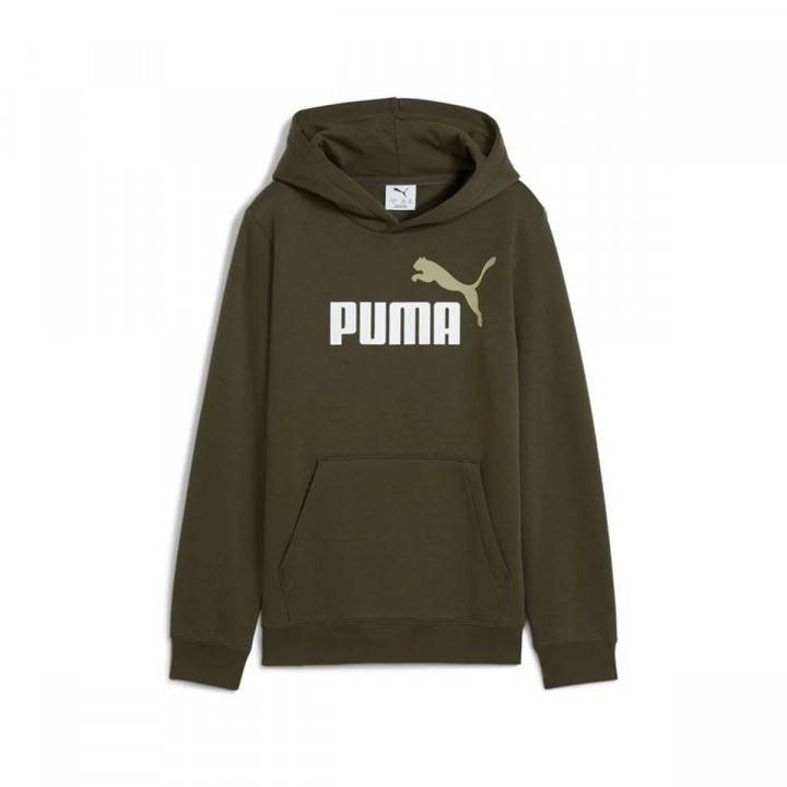Children’s Hoodie Puma Essentials 2 Color No.1 Dark green Olive