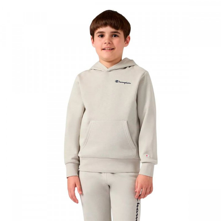 Sudadera con Capucha Niño Champion Icons Contrast Blanco