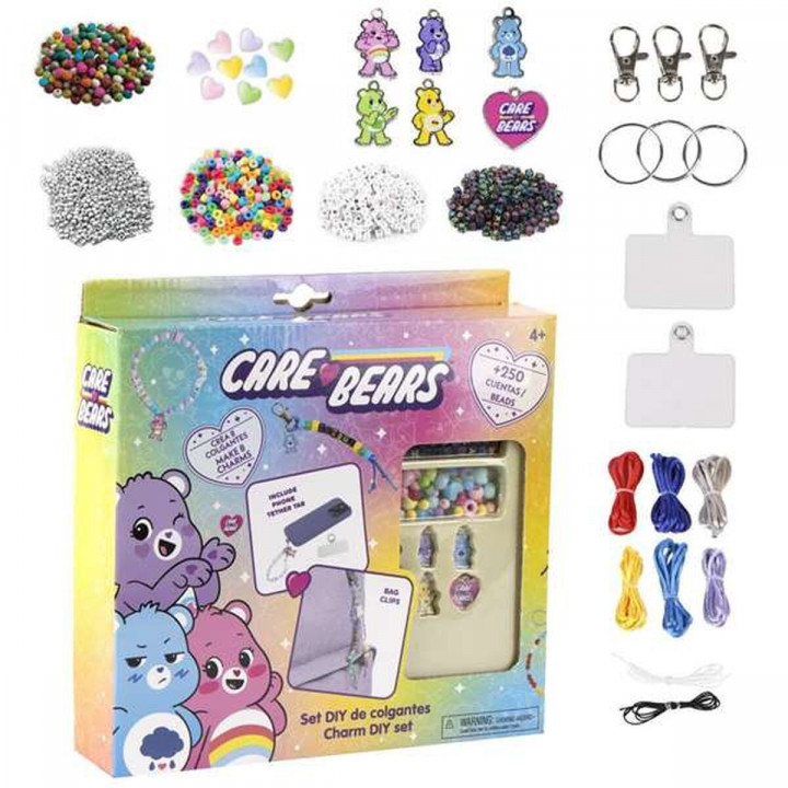 Kit Creación de Pulseras Care Bears 25,5 x 25,5 x 5 cm