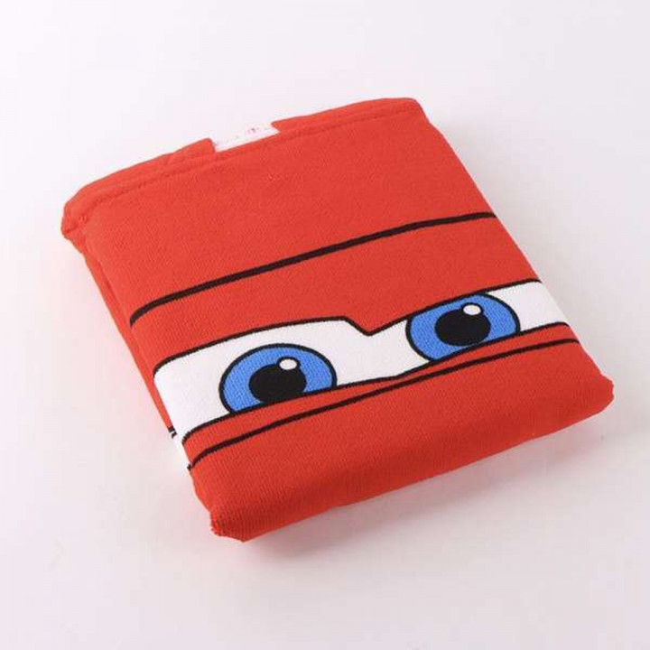 Poncho-Toalla con Capucha Cars Rojo 55 x 77 cm