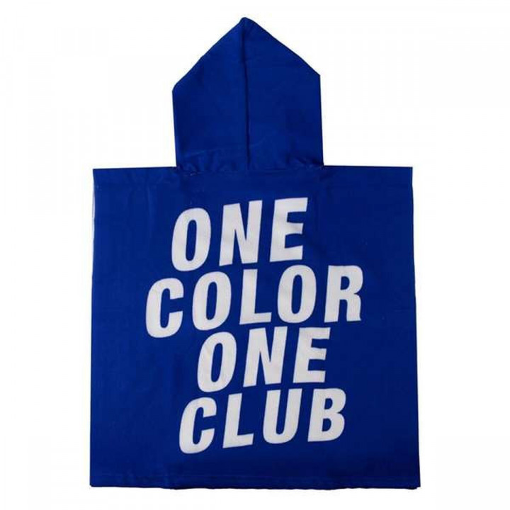 Poncho-Toalla con Capucha Real Madrid C.F. Azul 55 x 77 cm