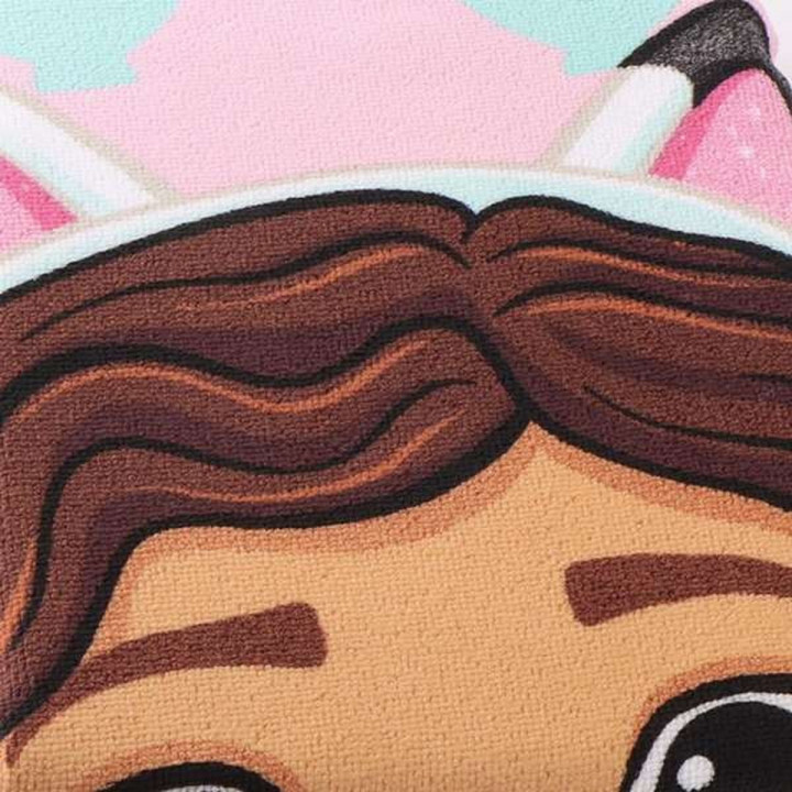 Poncho-Towel with Hood Gabby's Dollhouse Light Pink 55 x 77 cm