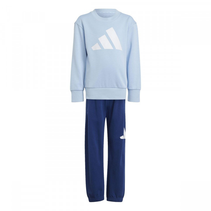 Joggingpak voor kinderen Adidas Lk Big Logo French Terry Jog Blauw