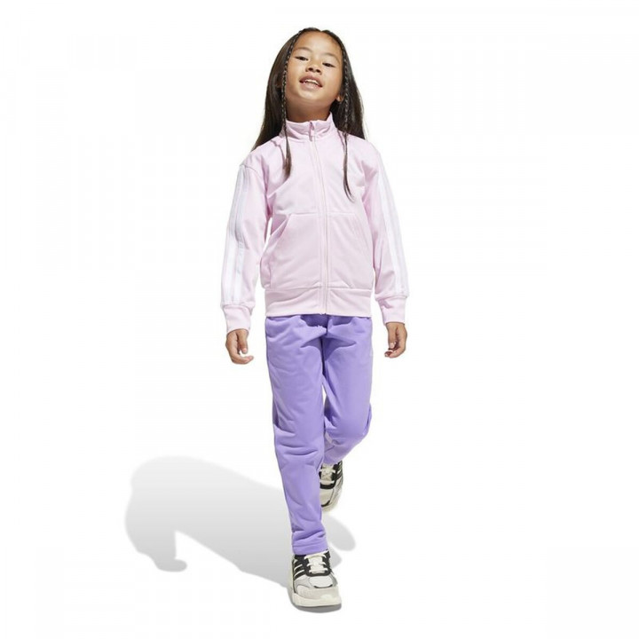Tuta da Bambini Adidas 3 Bandas Training 205 Rosa