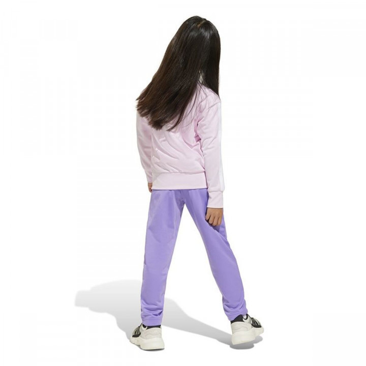 Children’s Tracksuit Adidas 3 Bandas Training 205 Pink