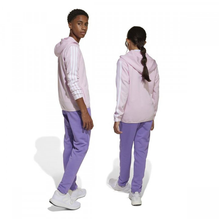 Kinder-Trainingsanzug Adidas 3Bandas Lila