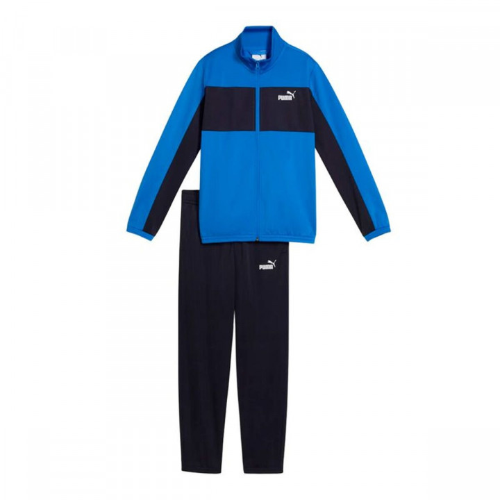 Chándal Infantil Puma Poly Colorblock Mountain Azul