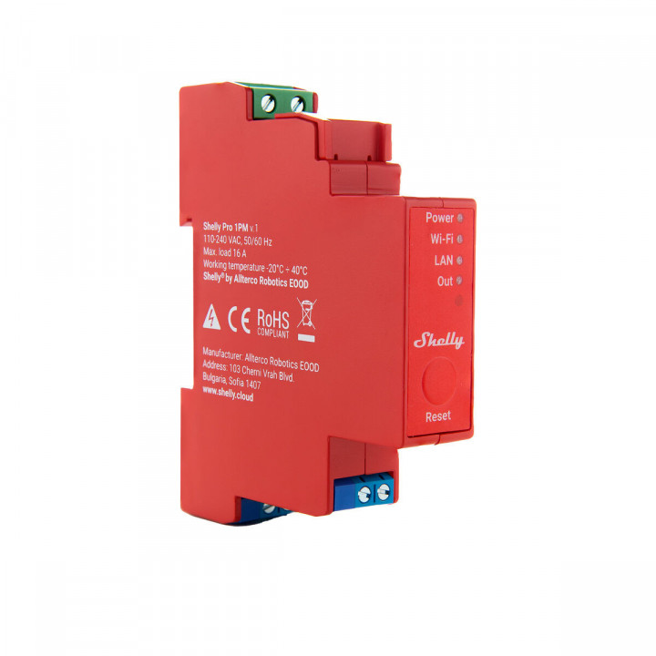 Module relais Shelly DIN PRO 1PM