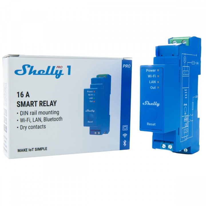 Module relais Shelly DIN PRO 1