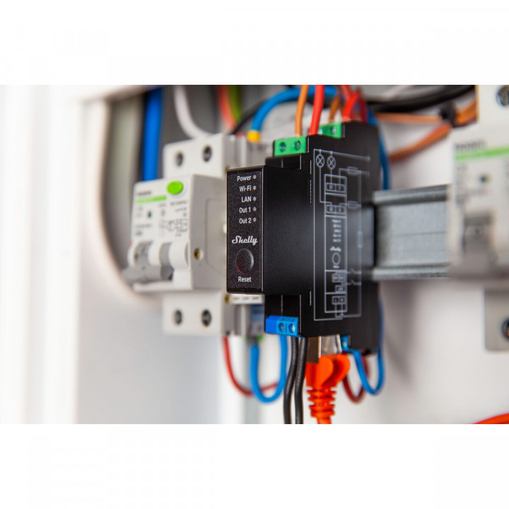 Relais-Modul Shelly DIN PRO 2PM