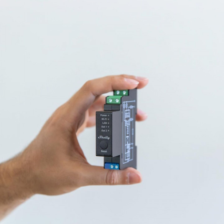 Módulo Relè Shelly DIN PRO 2PM