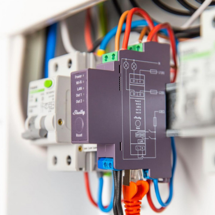Relais-Modul Shelly DIN PRO 2