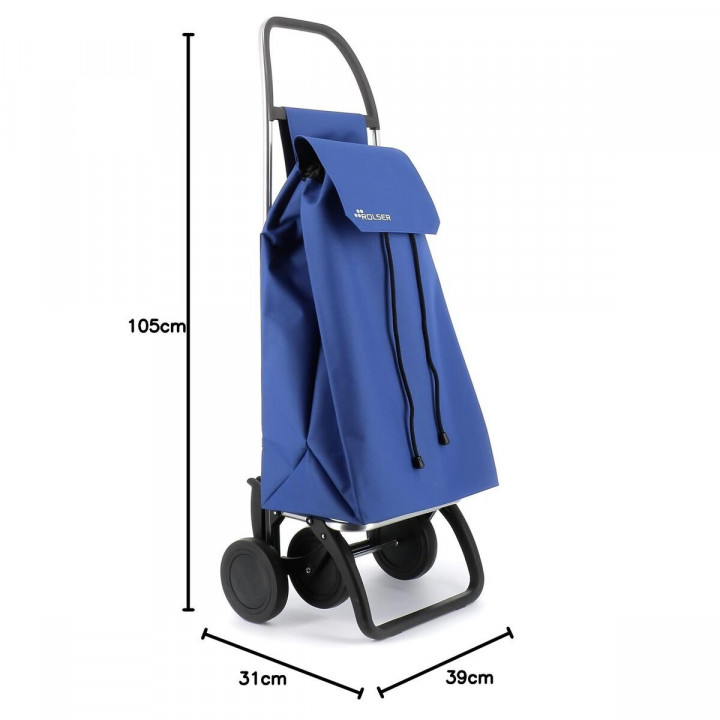 Panier à Courses Rolser Bleu Pliable (Reconditionné B)