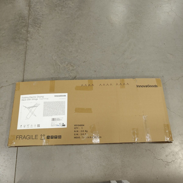 Opvouwbare elektrische wasdroger met vleugels, touchscreen, timer en temperatuurregeling Warmmat InnovaGoods 230 W 20 baren (Ref