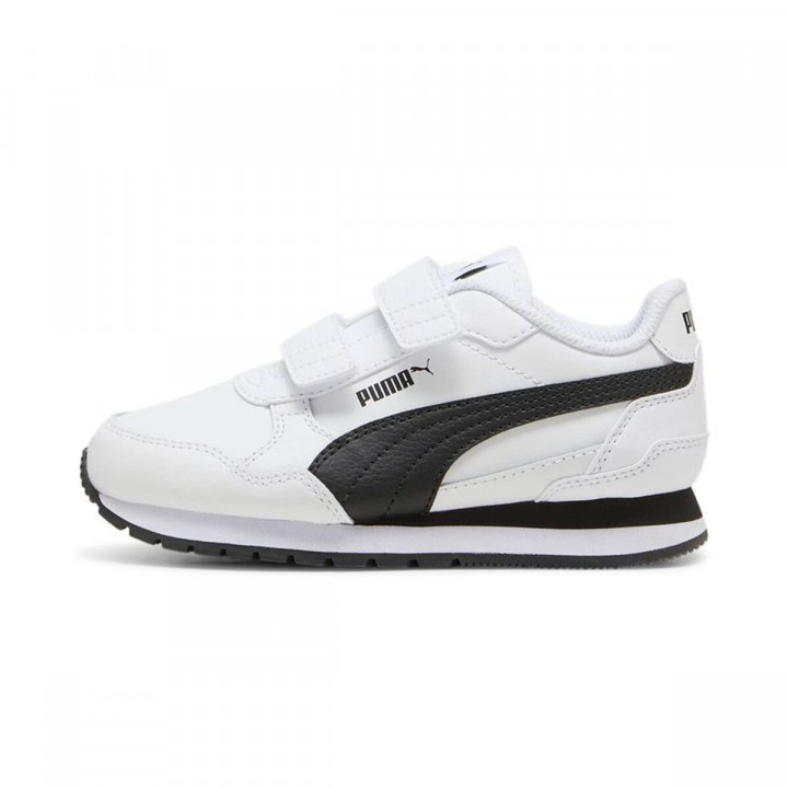 Sports Shoes for Kids Puma St Runner V4 L V Ps White
