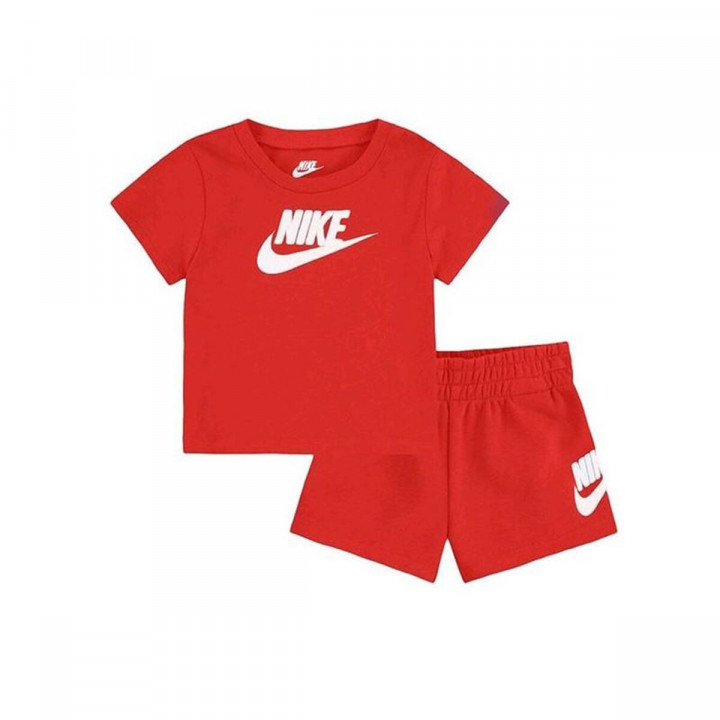 Completo Sportivo per Bambini Nike Rosso 2 Pezzi