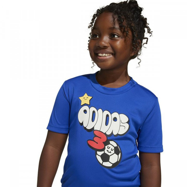 Sportset für Kinder Adidas LK Training-Essentials Fun Blau 2 Stücke