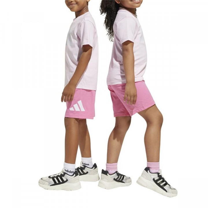 Children's Sports Outfit Adidas LK Big Logo Pink 2 Pieces