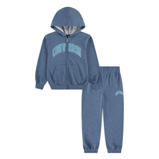 Conjunto Deportivo para Niños Converse Cnvb Heritage Ft Full Zip Set Azul 2 Piezas