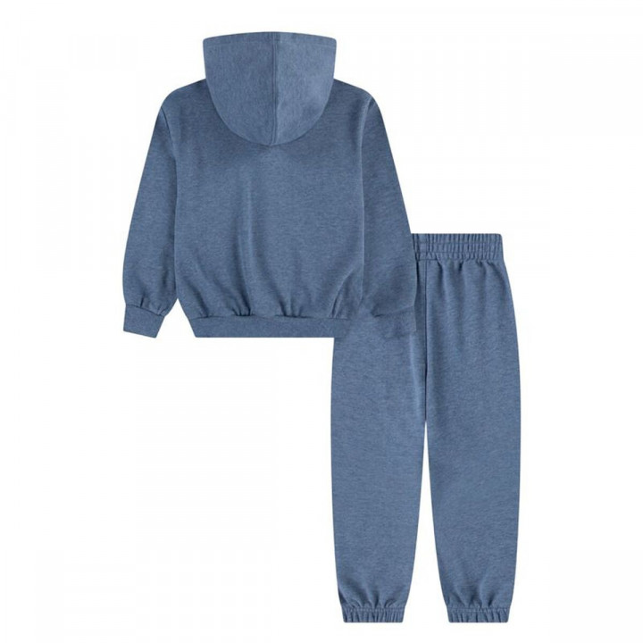 Sportoutfit voor kinderen Converse Cnvb Heritage Ft Full Zip Set Blauw 2 Onderdelen