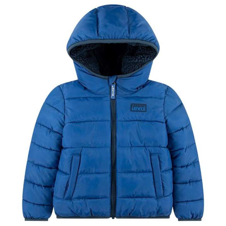 Jas Levi's Lvb Sherpa Lined Mdwt Puffer Blauw