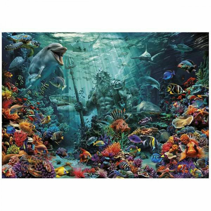 Puzzle Educa Poseidon in a Coral Reef 1000 Stücke