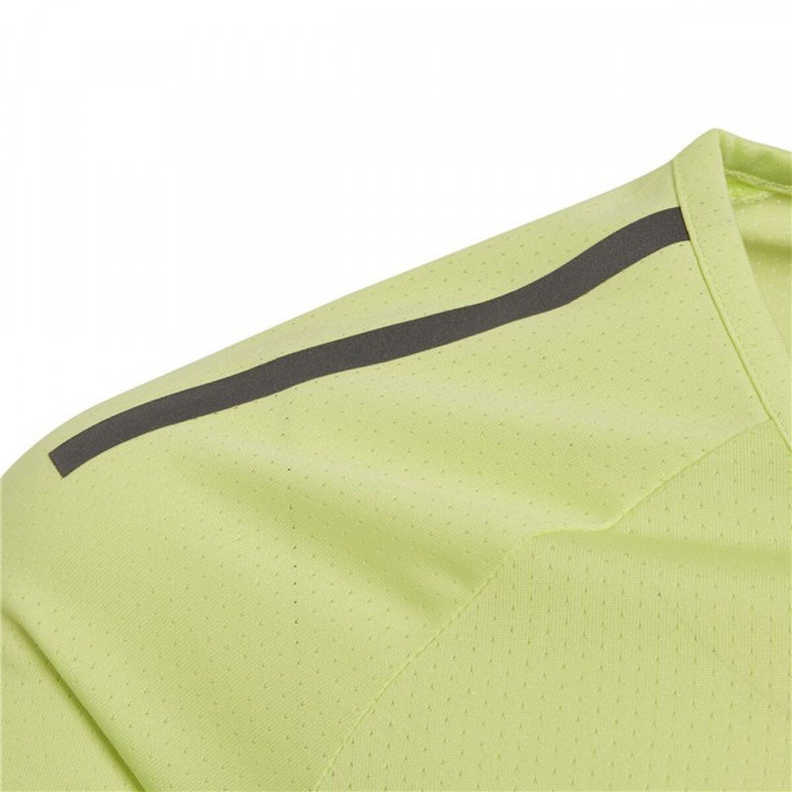 Child's Short Sleeve T-Shirt Adidas YG TR Cool Tee Lime green