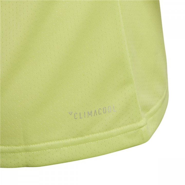 Child's Short Sleeve T-Shirt Adidas YG TR Cool Tee Lime green