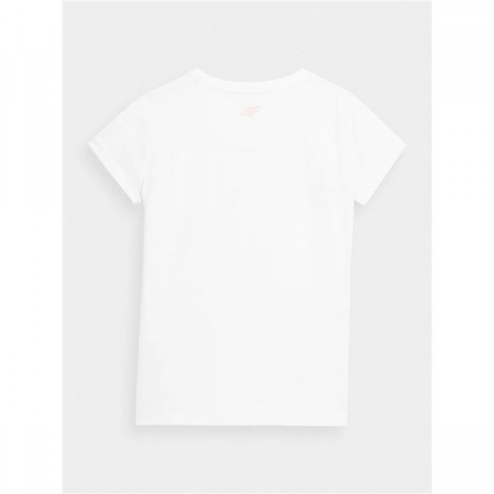 T shirt à manches courtes Enfant 4F JTSD005 Blanc