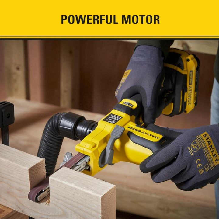 Ponceuse à bande Stanley SFMCE210B-XJ