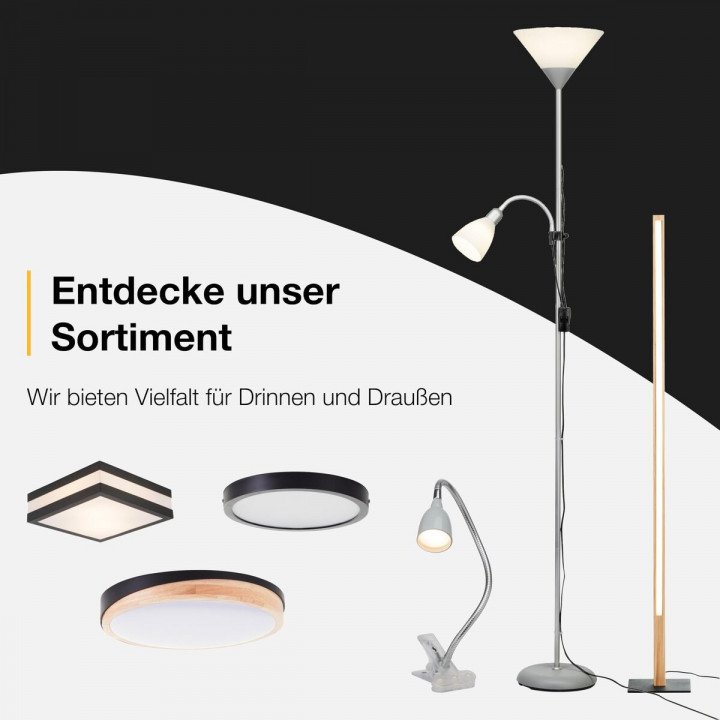 Wandlamp Brilliant Wit Metaal Plastic 15 W 60 W E27