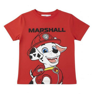T shirt à manches courtes Enfant The Paw Patrol Rouge