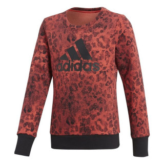 Sweatshirt zonder Capuchon voor Meisjes Adidas YG Crew Sweat Zalm
