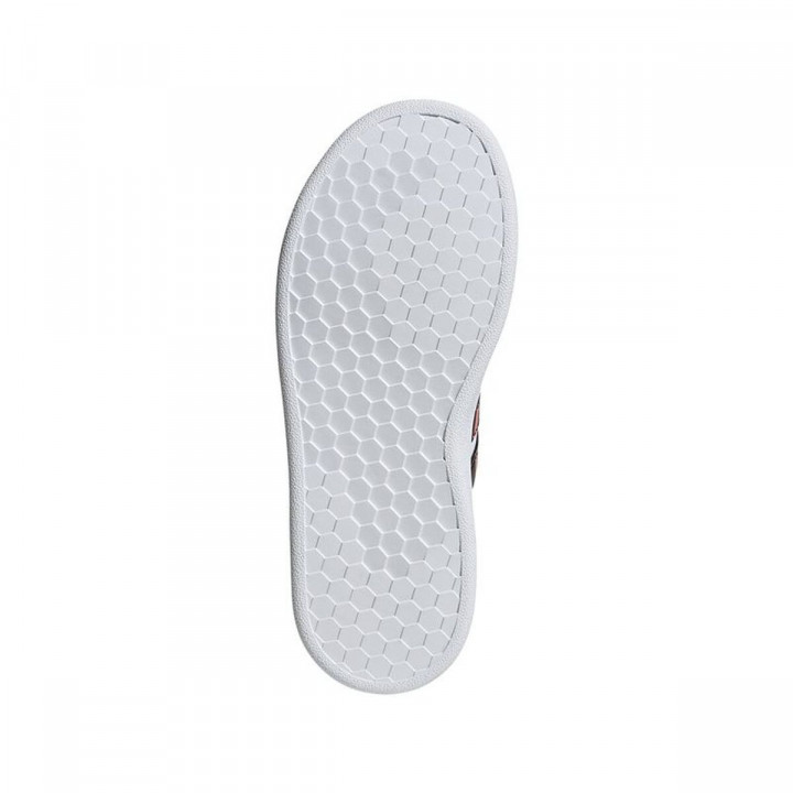 Chaussures de Sport pour Enfants Adidas Grand Court Print Blanc