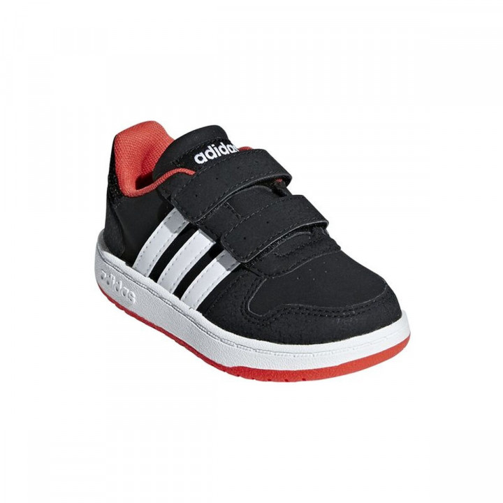 Zapatillas de Deporte para Bebés Adidas Hoops 2.0 Negro