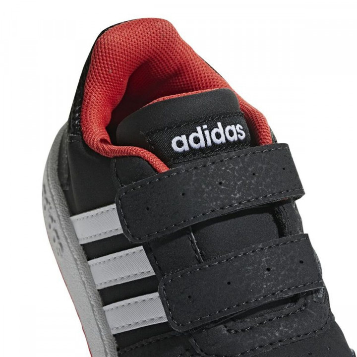 Sportschuhe für Babys Adidas Hoops 2.0 Schwarz