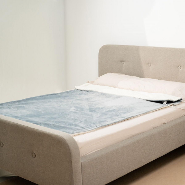 elektrische Abdeckung InnovaGoods Weiß Grau 130 x 180 cm Polyester (Restauriert A)