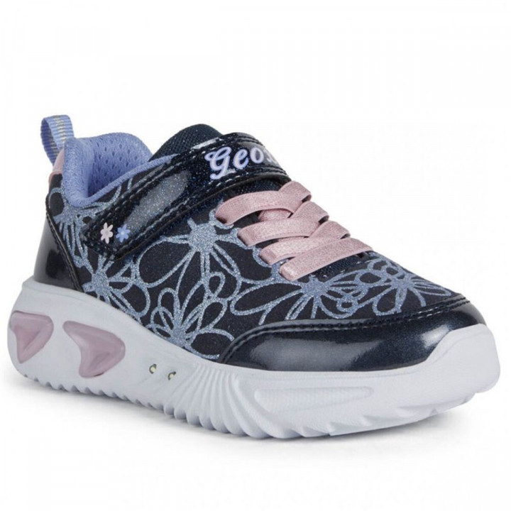 Sportschoenen met LED Geox Assiter Marineblauw