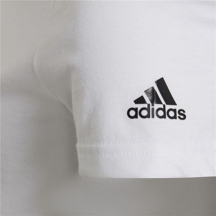 Camiseta de Manga Corta Infantil Adidas Graphic Blanco