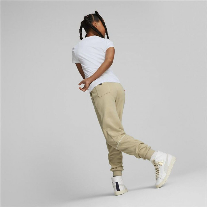 T-Shirt met Korte Mouwen voor kinderen Puma Alpha Wit