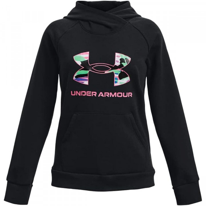 Hooded Sweatshirt for Girls Under Armour Black
