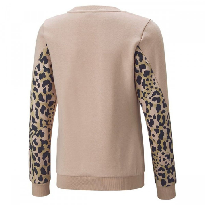 Sweatshirt zonder Capuchon voor Meisjes Puma Alpha Crew Neck Roze